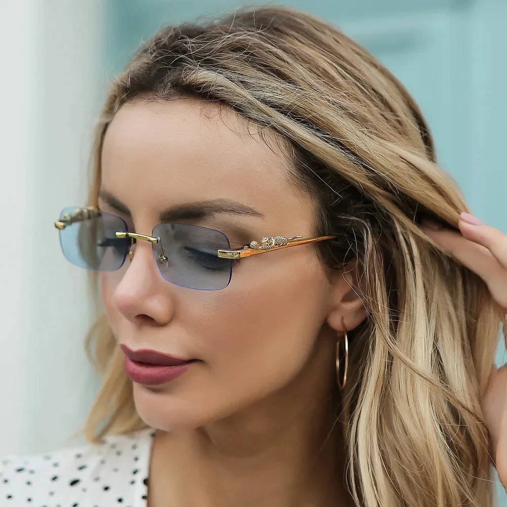 Luxury Rimless Sunglasses