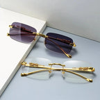 Luxury Rimless Sunglasses