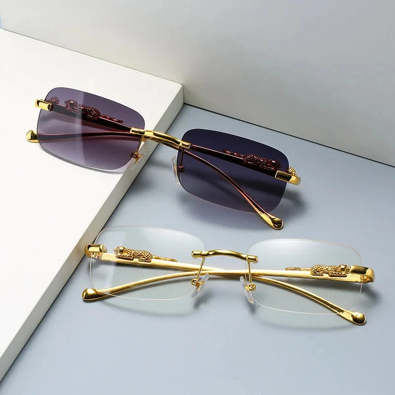 Luxury Rimless Sunglasses