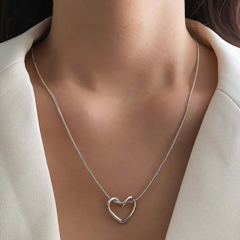 Twisted Heart Necklace