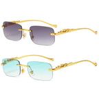 Luxury Rimless Sunglasses