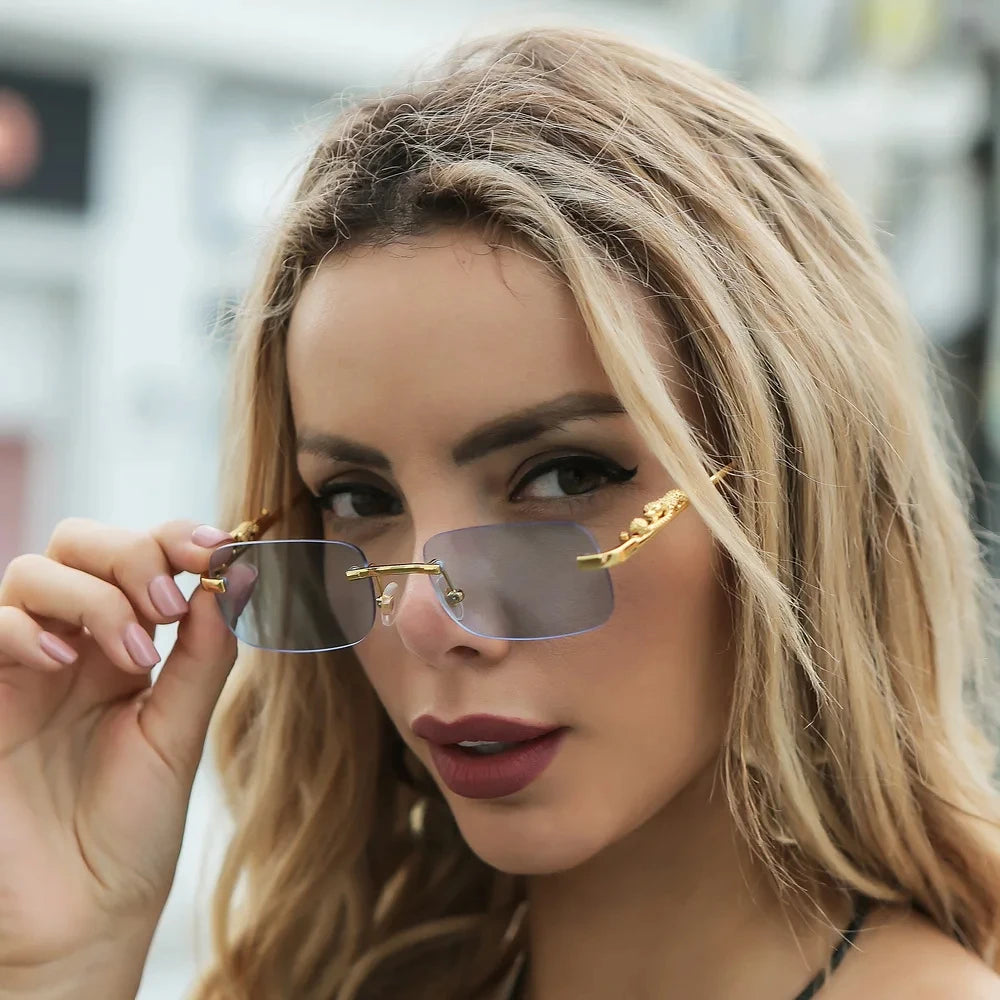 Luxury Rimless Sunglasses